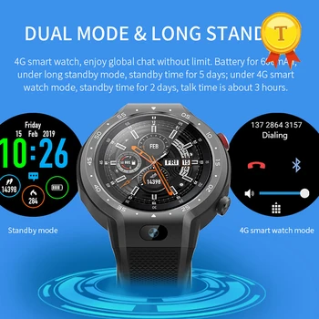 двойна система за видео чат talk Smart phone Watch Android 7.1.1 1 + GB 16 GB, 5 mp камера 600 mah Батерия на GPS мультиспортивный режим на Smartwatch