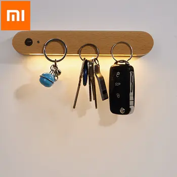 Xiaomi Автоматичен Безжичен Датчик за Движение PIR под подсветка на кабинета 500 mah, USB Шкаф Гараж Антре лампа с магнитна лента Шкаф