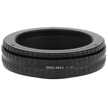 NEWYI M52-M42 17-31 мм камера, с регулируема фокусиране, геликоидальный адаптер, удължител за макро фотография