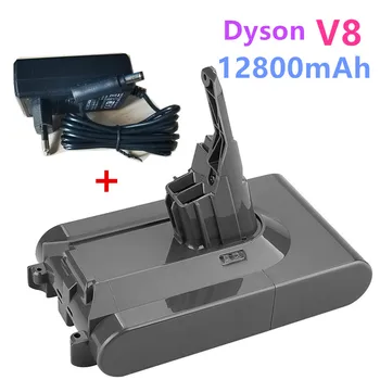 100% Оригинална Батерия DysonV8 12800 ма 21,6 за Дайсън V8 Absolute/Космати/Животински Литиево-йонна акумулаторна Прахосмукачка акумулаторна Батерия