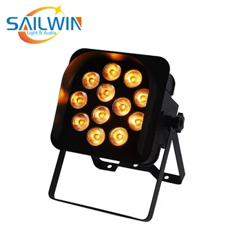 Sailwin 12x18 W RGBAW UV-приложение за мобилни устройства, работещи на батерии, безжичен Wi-Fi с IRC-дистанционно управление, диджейское осветление за сцената, парти