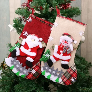 Чанта за подаръци за Нова година 2021, Коледни Чорапи Noel, Коледни Украси за Дома, Чорапи Навидад, Украса за Коледната Елха, Натальный Декор