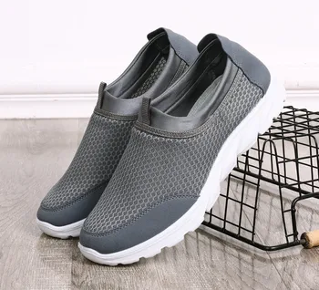 Лято 2023, Удобна, Дишаща мрежа обувки за краката, свободна мъжки ежедневни обувки за бягане