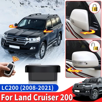 Странично Огледало за Обратно виждане Folder Unfold БДС за Toyota Land Cruiser 200 Lc200 2008-2021 2020 2018 2019 Тунинг Интериорни Аксесоари