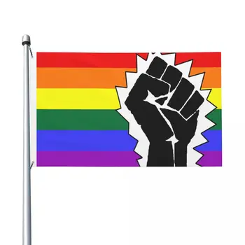 90x150 см Гордостта на ЛГБТ-партита, многоцветни райета танц флаг, Декорация на дома, на улицата Декор, полиэстеровые банери и знамена