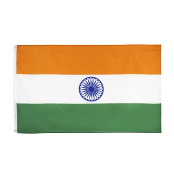 индийски флаг с размери 90x150 см в Индия за украса
