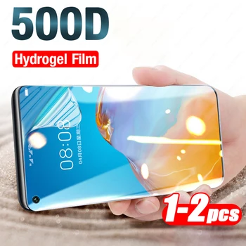 1-2 бр Гидрогелевая мека филм за huawei honor 9a 9s-9c 9 a s c защитно фолио за екрана Huawei y5p y6p 2020 мека филм не стъклена