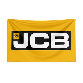 Флаг JCBs 3x5 фута, банер за механични Инструменти с принтом от полиестер За Декор