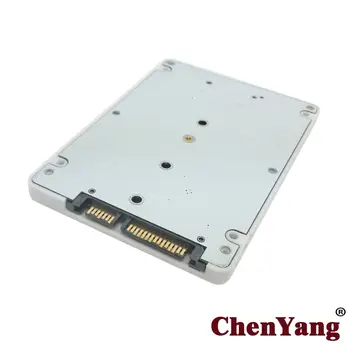 Конектор за ключове CY CYDZ B + M 2 М. 2 NGFF (SATA) SSD диск SATA 2,5-адаптер с бял корпус