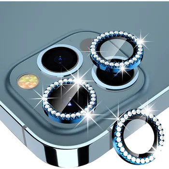 Diamond Протектор на Екрана на Обектива на Камерата за iPhone 12 11 13 Pro Max 14 Plus I Phone 12Pro Mini 13Pro Калъф от Закалено Стъкло