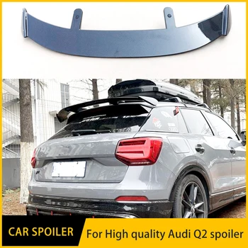ABS Висококачествен спортен комплект за Audi Q2, спойлер, покритие на задния край на колата, черно въглеродни влакна опашка, Крило на багажника, настройка на багажника