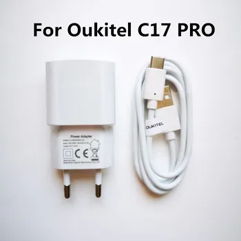 Оригинален Нов адаптер OUKITEL C17 PRO Пътно зарядно устройство EU Plug Adapter + USB кабел Type-C type c