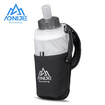 AONIJIE Running Ръчна чанта за съхранение на бутилки с вода, е Мека фляжка, държач за чайника, переноска с бързо заснемане, Марафонский състезание на 450 мл