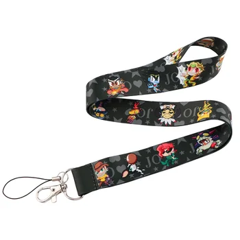 CB1434 Японски аниме Кученце на шийката на каишка с джапанки за ключове, карта за самоличност, каишка за ръка за мобилен телефон, USB-бейджа, въжета, сладък ключодържатели, подарък