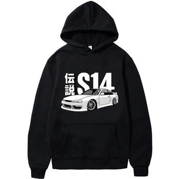 Drift Hoodies Блузи _ Японската hoody Initial S14 Y2K Мъжки hoody в стил хип-хоп, hoody, палта, hoody, Нов стил Облекло
