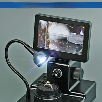 микроскоп с видео запис на екран, лазерен поясная призма GIA, бижута, нефрит и инструменти за идентификация нефрит