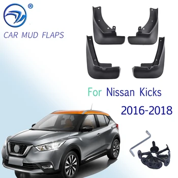 Комплект Гласове автомобилни брызговиков за Nissan Ритници 2016-2018 ЗА Nissan Kick Калници калник на задно колело за полагане на крилата