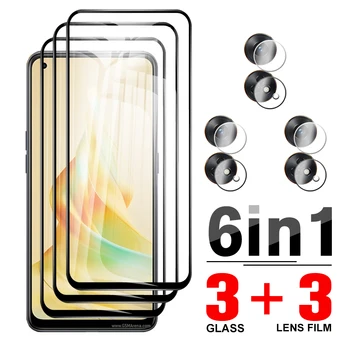 защитно Стъкло 6в1 с пълно Покритие За Камерата Oppo Reno8 T 4G Протектор За Oppo Reno 8 T 8T Т8 Reno8T 6,43 