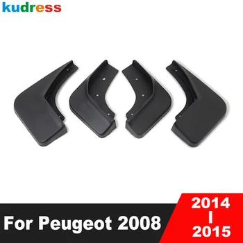 За Peugeot 2008 През 2014 2015 Автомобилни Калници Калници Калници Калник На Задно Колело Калник На Задно Колело Панел Калници Предното И Задното Крило Протектор Аксесоари