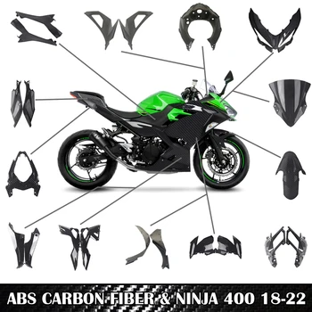 Мотоциклетни Обтекатели за Kawasaki Ninja400 2018 2019 2020 2021 2022 От Въглеродни Влакна Цвят на Купето Комплект За Леене под налягане на ABS
