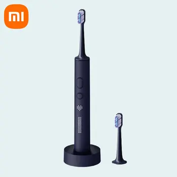 Нова звукова електрическа четка за зъби XIAOMI Mijia T700 Smart APP Настройва ультразвуковую вибрациите на четка за зъби С led дисплей за Избелване на зъбите