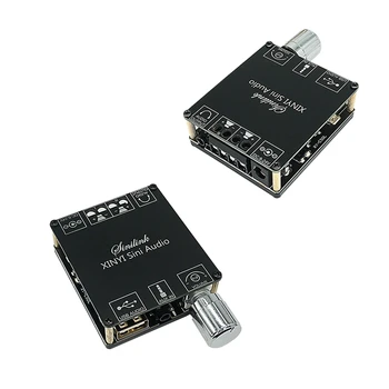 C50L 12V 24V MINI Bluetooth 5,0 Безжичен Аудио Цифров Усилвател Стерео такса 50Wx2 Bluetooth Amp Amplificador AUX USB APP