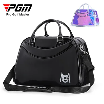 Версия чанти за женски дрехи за голф PGM, цветни лазерни дамски чанти за голф, Лека пътна чанта, чанта от TPU, спортна чанта