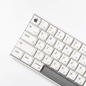 Esckey XDA Profile PBT Keycaps 124 Клавишите/, Определени За Apple MAC ISO Cherry MX Японски Бялата Капачка За механична Клавиатура САМ Custom