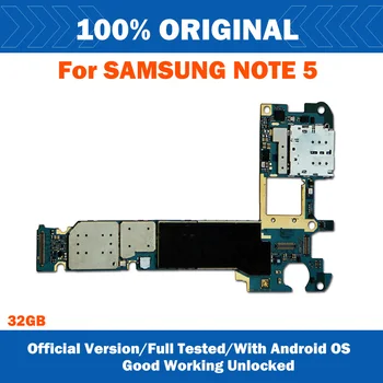 32 gb Оригиналната Разблокированная Европейската Версия за Samsung Galaxy Note 5 N9208 N920G N920I N920C N920F N920T N920A N920V дънната Платка