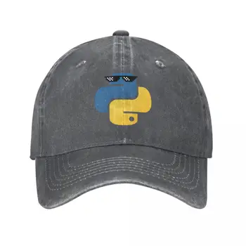 Програмист-гангстер на Python, Код на Linux, Забавни, Висококачествени Издържат Шапки, Модни шапки Унисекс