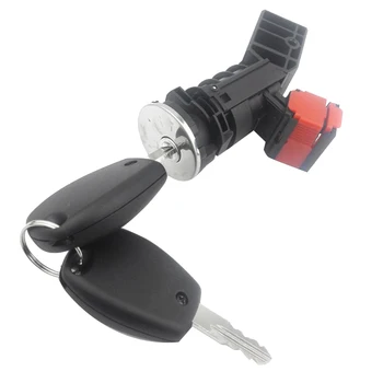 Бочкообразный ключа за запалване с една бутон 4 за контакт за Sandero 806016505R 487004184R