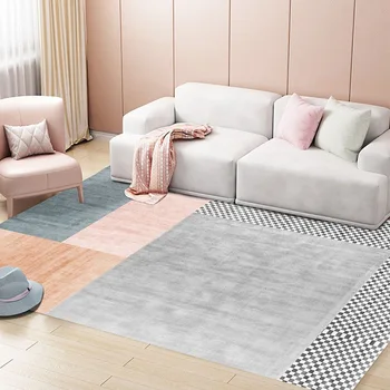 Килим за стаята, в скандинавските модерни килими за хол, украса прикроватной нощни шкафчета за спалня, кристален кадифе възглавници за дивана, подложка за маса журнального