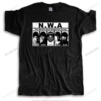 Тениска NWA CITY OF COMPTON, рап легенди, N. W. A, тениски BACK IN THE DAY, мъжка тениска с къс ръкав, лятна връхни дрехи в гангстерски стил-рап