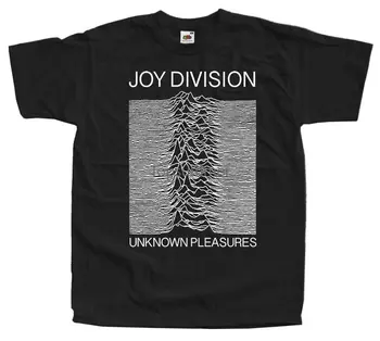 Тениска Joy Division Unknown Pleasures 1979 15 цвята, 100% памук, Размери S 5Xl