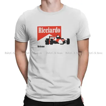 Тениска F1 Ricciardo 2021 в стил хип-хоп Honey Badger Racing Driver Творчески върхове, Удобна тениска мъжка тениска от специален полиестер