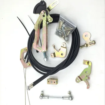 Комплект Лостове на Педала на газта SherryBerg fajs с две кабели, монтирани отгоре, подходящ за Карбуратора WEBER DCOE 40/45/48/55 fajs, Комплект Лостове fajs