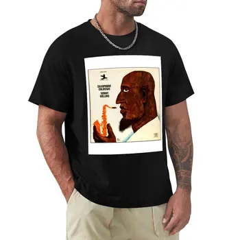Тениска Сони Ролинс със саксофон Colossus, спортни ризи, тениски по поръчка, къси мъжки тениски с графичен дизайн в стил хип-хоп
