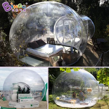 6X4 Метра прозрачна палатка с мехурчета/прозрачна куполна палатка/прозрачна палатка за къмпинг, палатки играчка