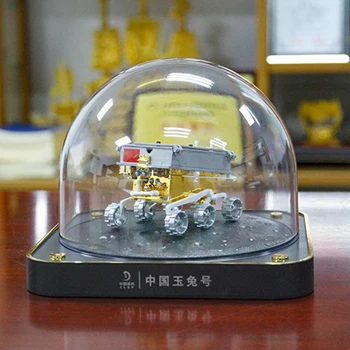 Модел роувърс Yutu в мащаб 1:16, сонда за кацане на Луната, модел на космически кораб от космическа сплав, Определени за хоби и науката, забавни играчки