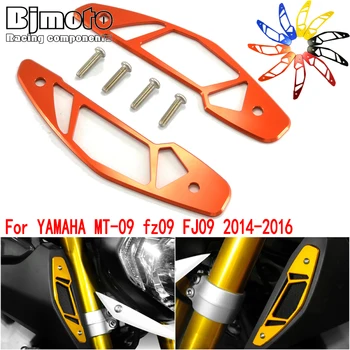 MT09 MT 09 BJmoto Алуминиеви аксесоари за мотоциклети с ЦПУ, капаци въздух Yamaha MT-09 fz09 FJ09 2014 2015 2016 Оранжево