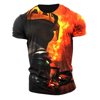 Тенденция лятна мъжка тениска с мускулите, дрехи y2k, 3D тениска голям размер, мъжки стръмни ежедневни панталони с надпис, мъжки тениски с графичен дизайн, тениски