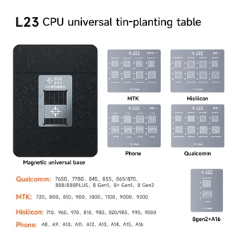 XZZ L23 Универсален процесор на Платформа За Кацане на Калай Инструмент За Премахване на Лепило За iPhone A8-A16 Android/Hisilicon/Qualcomm/МТК и т.н