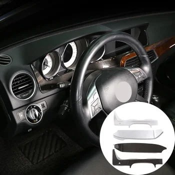 Стикер на накладку на дисплея на автомобилния уреда ABS, подходящи за Mercedes Benz C Class W204 2011-2013, аксесоари за интериор на автомобила