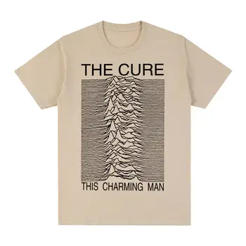 The Cure Joy Division Реколта риза в стил Пънк Unknown Post Pleasure Памучен Мъжки t-shirt Нова Тениска Дамски Блузи