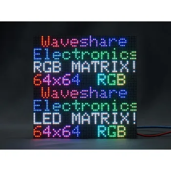 Пълноцветен led матрица на панела RGB, стъпка 3 мм, 64 × 64 пиксела, регулируема яркост
