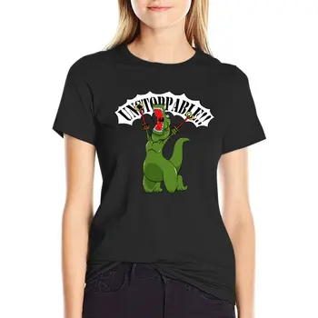 Тениска Unstoppable T-Rex, блуза, с къс ръкав, дамски дрехи