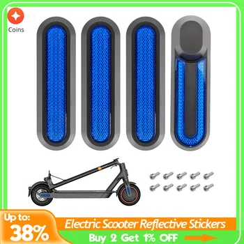 4x Капачката на колелото на Капачката на Главината на Защитни Черупки, Светлоотразителни стикери за Xiaomi Mi Електрически Скутер Pro 2 M365 Аксесоари за скутери