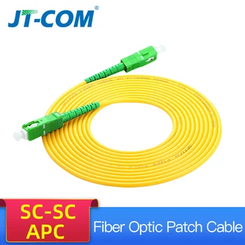 SC SC Однорежимный Оптичен Пач кабел SC APC SM 2.0 мм 3,0 мм 9/125 хм FTTH Fiber Patch-кабели Скок от оптични влакна, 3 м и 5 м 10 м 30 м