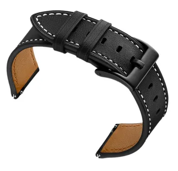Гривна-верига от 100% Естествена Телешка кожа, с Каишка за Apple Watch 22 мм, Каишка за iWatch Wristband
