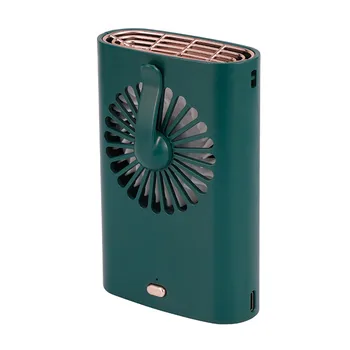 Мини вентилатор с клипс Type-C, окачен охладител на врата, регулируема мощност 1200 мА, 3 режима скорост на вятъра за кръста на масата